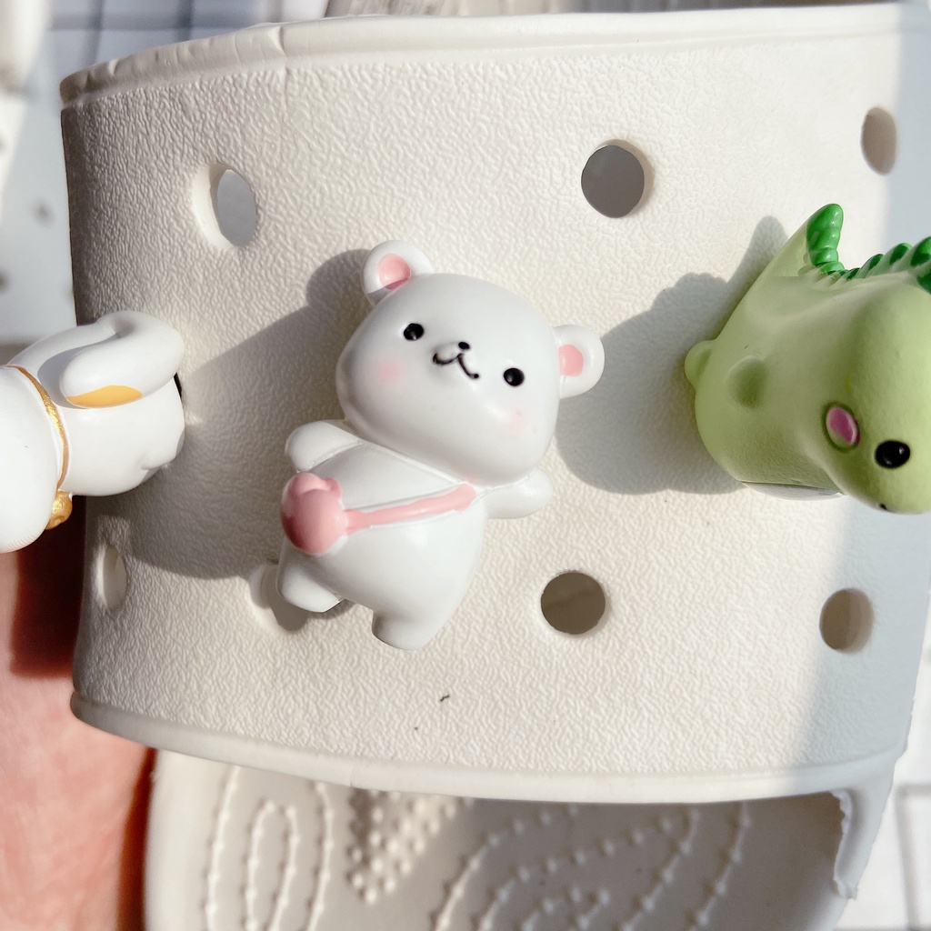 Phụ Kiện Nút Charm Giày Quyến Rũ Hình Hoạt Hình Ba Chiều DIY Cho Nữ / Phụ Kiện Giày Nữ