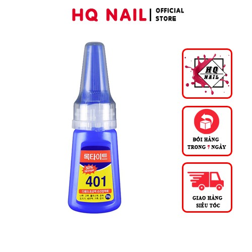 Keo đính đá 401 gắn đá tiện lợi cho bộ nail xinh