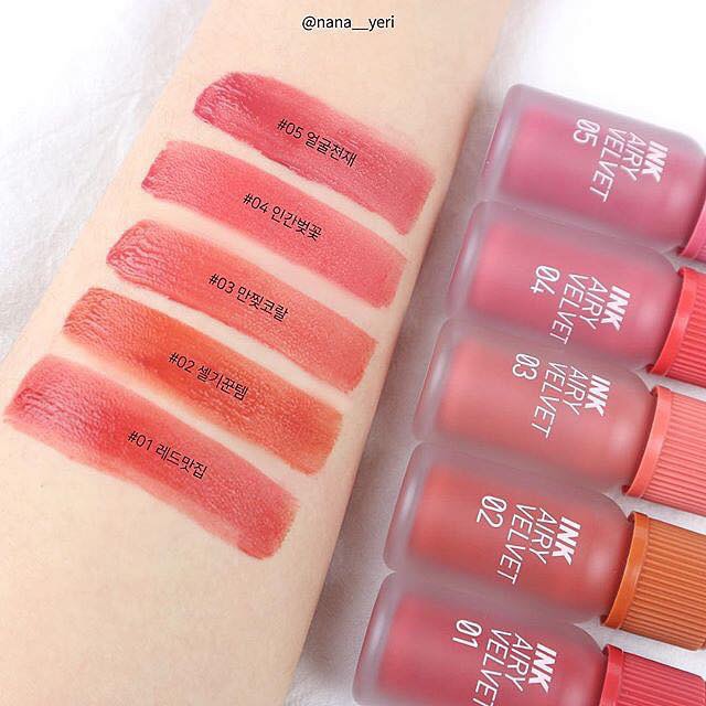 SON KEM LÌ PERIPARA INK AIRY VELVET NEW 2019