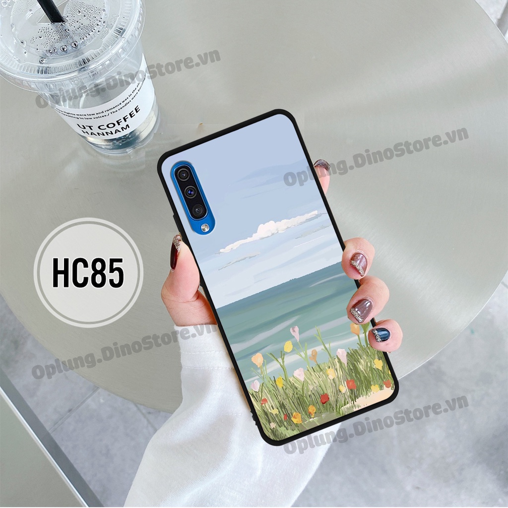 Ốp lưng Samsung A30s/A50/A50s/A70/A70s in hình hoa vintage đơn giản cho mọi lứa tuổi kiểu dáng bo viền bảo vệ camera.