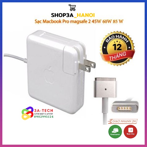Sạc Macbook Magsafe 2 60W phù hợp Macbook Pro Retina 13.3" từ 2012 đến 2015 - Bảo hành 12 Tháng đổi sản phẩm mới | BigBuy360 - bigbuy360.vn