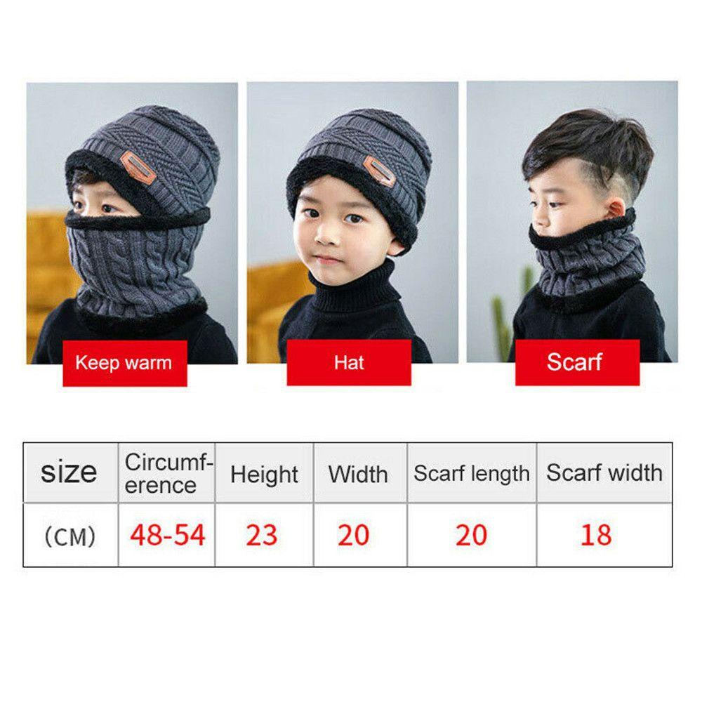 Mũ beanie Kèm Khăn Choàng Mềm Giữ Ấm MIHAN1 Cho Bé