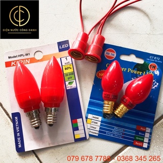 combo 2 bóng ớt led + 2 chuôi