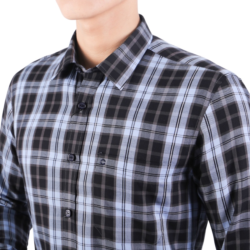 Áo sơ mi Dài tay Owen Bamboo Regular Fit màu Navy - AR61050DT