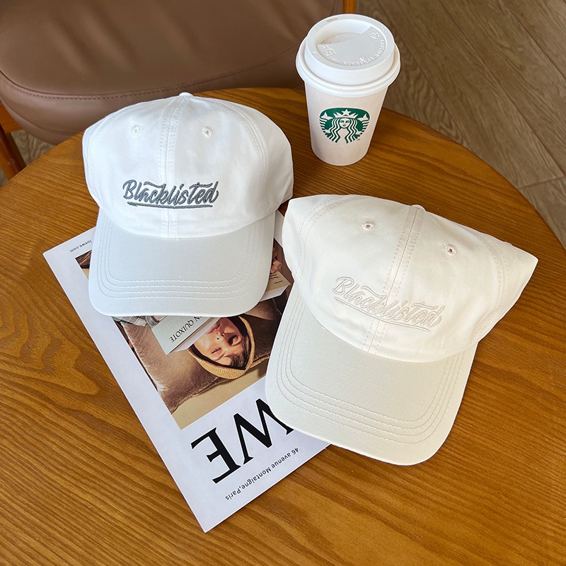 Nón Lưỡi Trai Mềm Thêu Chữ Tiếng Anh Cá Tính Thời Trang Hàn Quốc Cho Nam Nữ