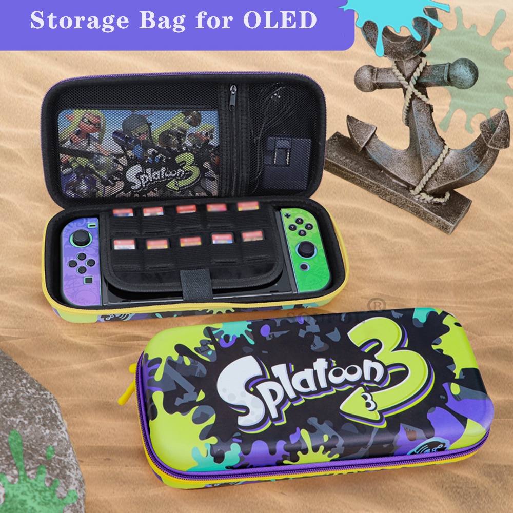Túi Đựng Bảo Vệ Dock Sạc Máy Chơi Game Nintendo Switch & Switch Oled Splatoon 3