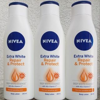 Sữa dưỡng thể giúp săn da và dưỡng trắng NIVEA Extra White  SPF30 PA++ 200ml