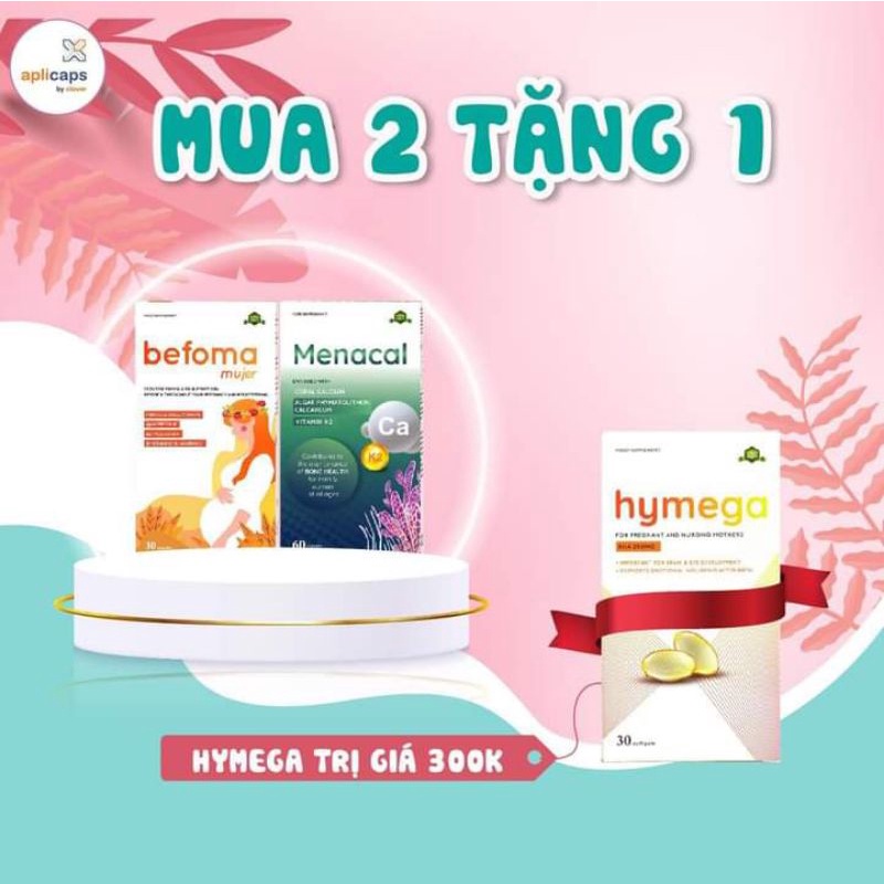 Bộ vi chất thiết yếu cho phụ nữ mang thai và cho con bú Menacal, Befoma, Hymega