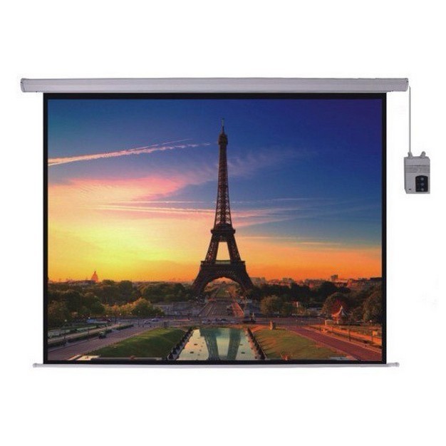 Màn chiếu điện 150 inch tỷ lệ 4:3