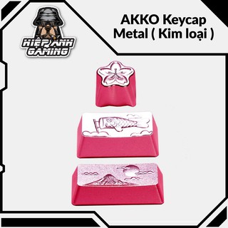 Keycap AKKO Kim loại dành cho Bàn phím cơ ( Metal, OEM profile )