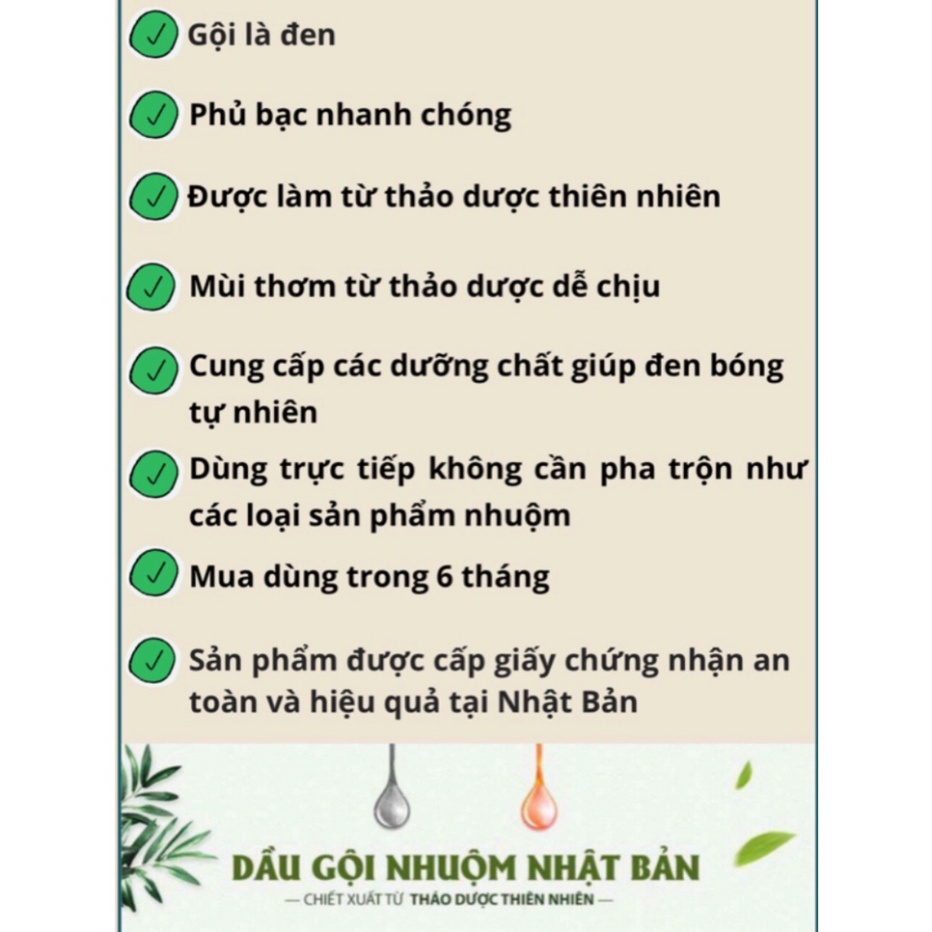 Dầu gội phủ bạc tóc đen - nâu karatin phủ bạc hiệu quả tại nhà 500ml