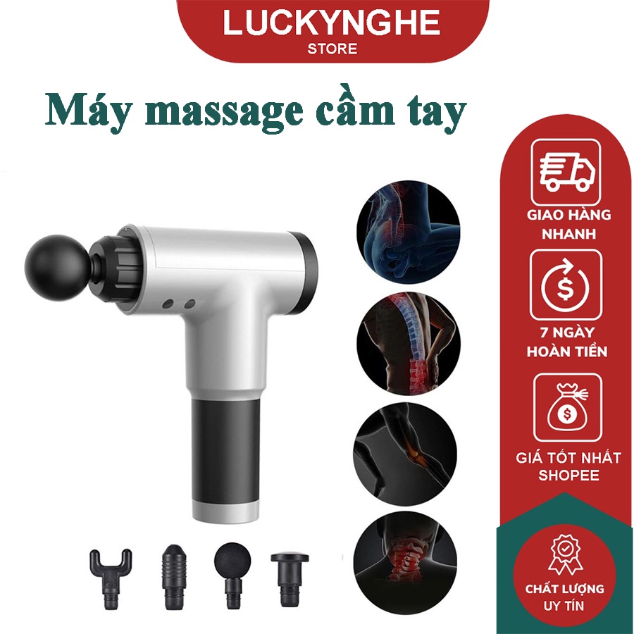 Máy massage cầm tay máy mát xa cầm tay máy massage mini máy matxa cầm tay máy massage cổ vai gáy