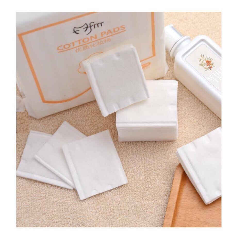 Bông Tẩy Trang 3 Lớp❤️FREESHIP❤️ Cotton Pads 222 Miếng Tẩy Trang Da Mặt Hàng Chính Hãng