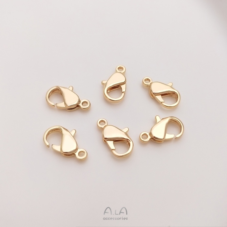 Khóa Cài Màu Vàng 14K 912 Nhập Khẩu Hàn Quốc Dùng Làm Vòng Tay DIY