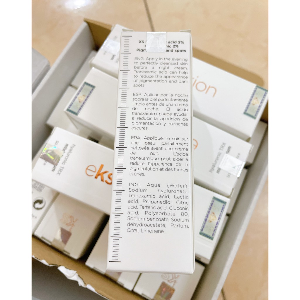 Ekseption Hyaluronic TRX Serum dưỡng ẩm và đều màu da