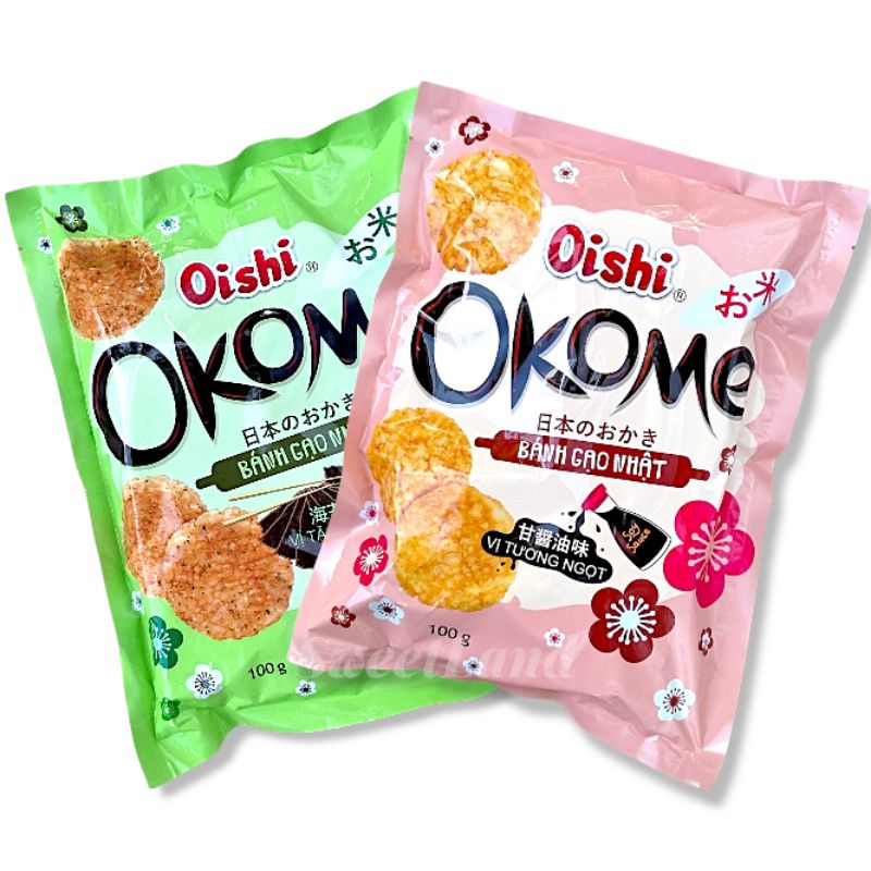 Bánh gạo nhật Oishi Okome gói 100g