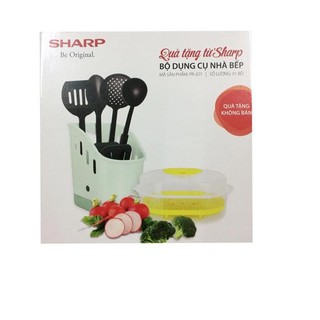Bộ dụng cụ nhà bếp Sharp - Quà tặng từ Sharp - Nutifood - Enfa