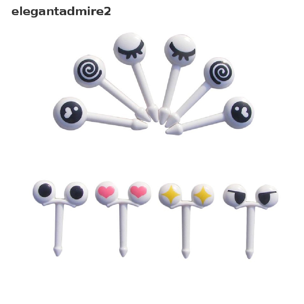 [gant] Mini Kids Animal Farm Fruit Fork Cartoon Snack Cake Dessert Food Fruit Toothpick .