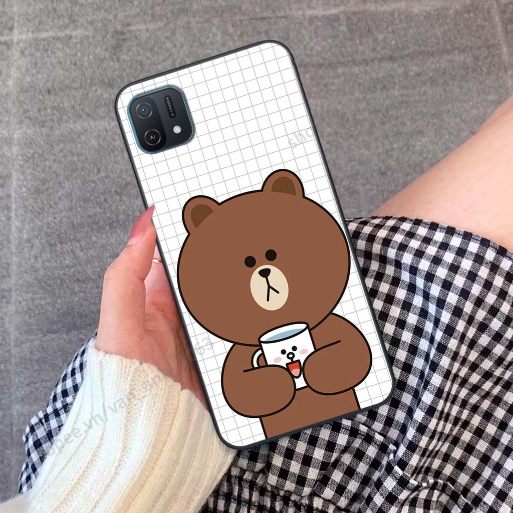 Ốp Oppo A16k hình thỏ, gấu đáng yêu dễ thương, ốp lưng điện thoại oppo viền dẻo giá rẻ
