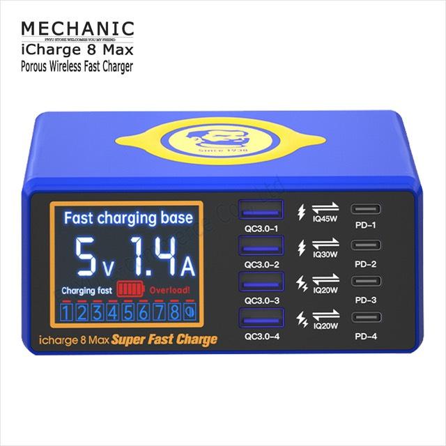 Bộ sạc nhanh 8 cổng iCharge 8Max Mechanic