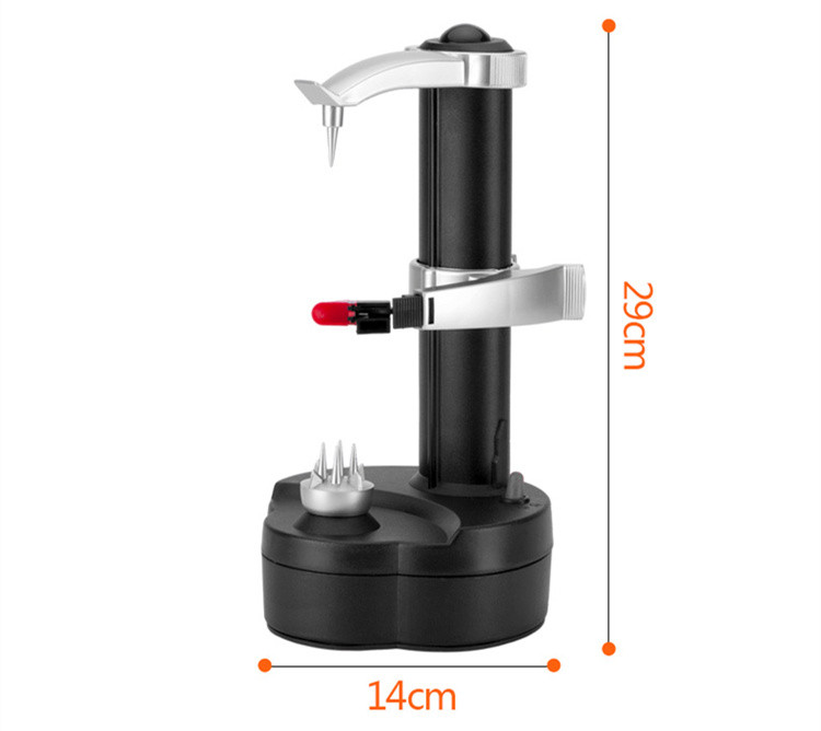 Mới Máy Gọt Vỏ Khoai Tây Dạng Xoắn Ốc Chạy Bằng Pin Tự Động Với Phích Cắm US