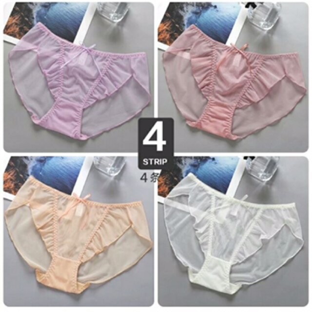 Quần lót- quần chip công chúa bánh bèo( xinh ngất free sz từ 40-57kg)