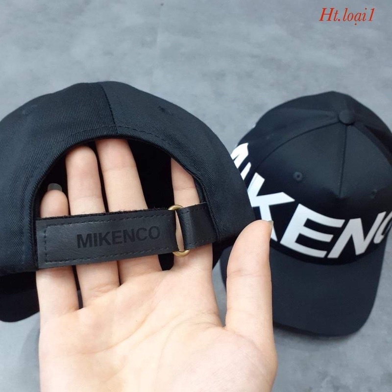 Mũ lưỡi trai Miken dập chữ sau loại 1 H2M866