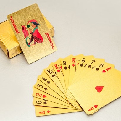 BỘ BÀI TÂY MẠ VÀNG 24K 52 LÁ CỰC ĐẸP