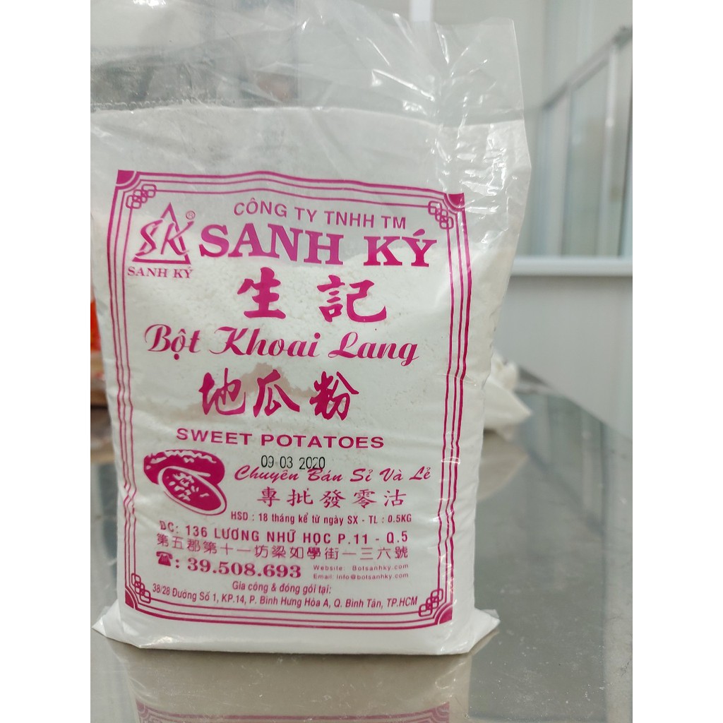 Bột Khoai Lang Sanh Ký 500 gram