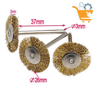 Chổi Đánh Rỉ Sắt 3 Kiểu Dáng Trục 3mm