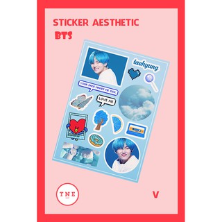 [HÀNG CÓ SẴN] Sticker Aesthetic BTS