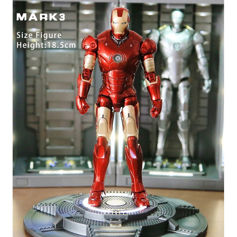 Mô hình Iron man Mark 3 (MK3) bộ sưu tập Người Sắt Marvel