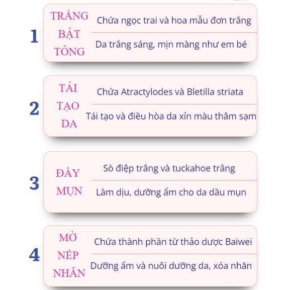 Mặt nạ men trứng Seven seed powder