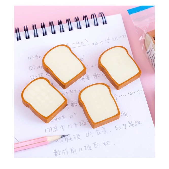 Tẩy gôm, tẩy chì hình gói bánh mỳ gối Sanwich