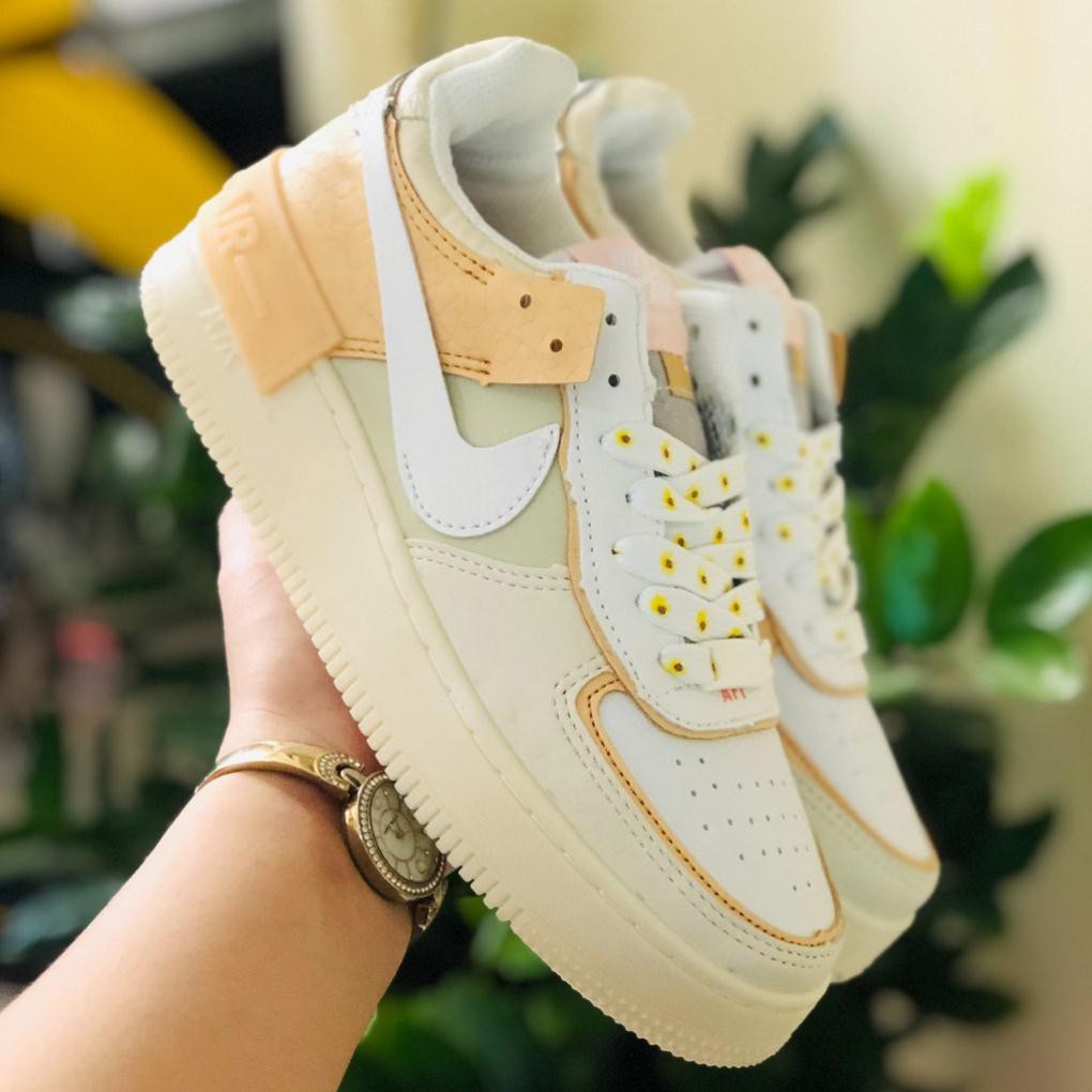 🎁Hộp + freeship🎁 Giày thể thao nữ shadow AF1 hoa cúc vàng chất xịn hot trent