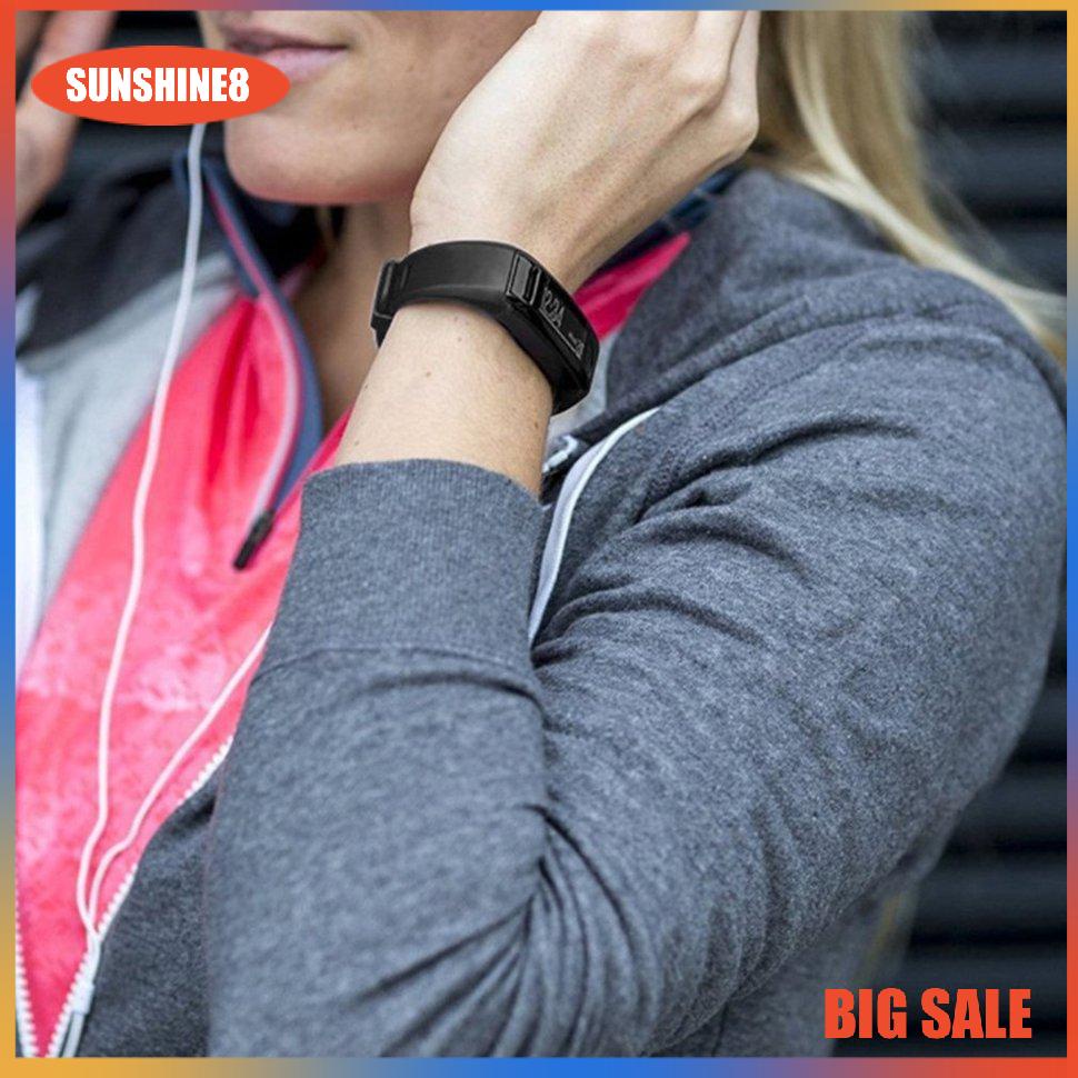 【SUN】Vòng đeo tay thông minh silicon thay thế Dây đeo đồng hồ cho GARMIN VIVOSMART HR
