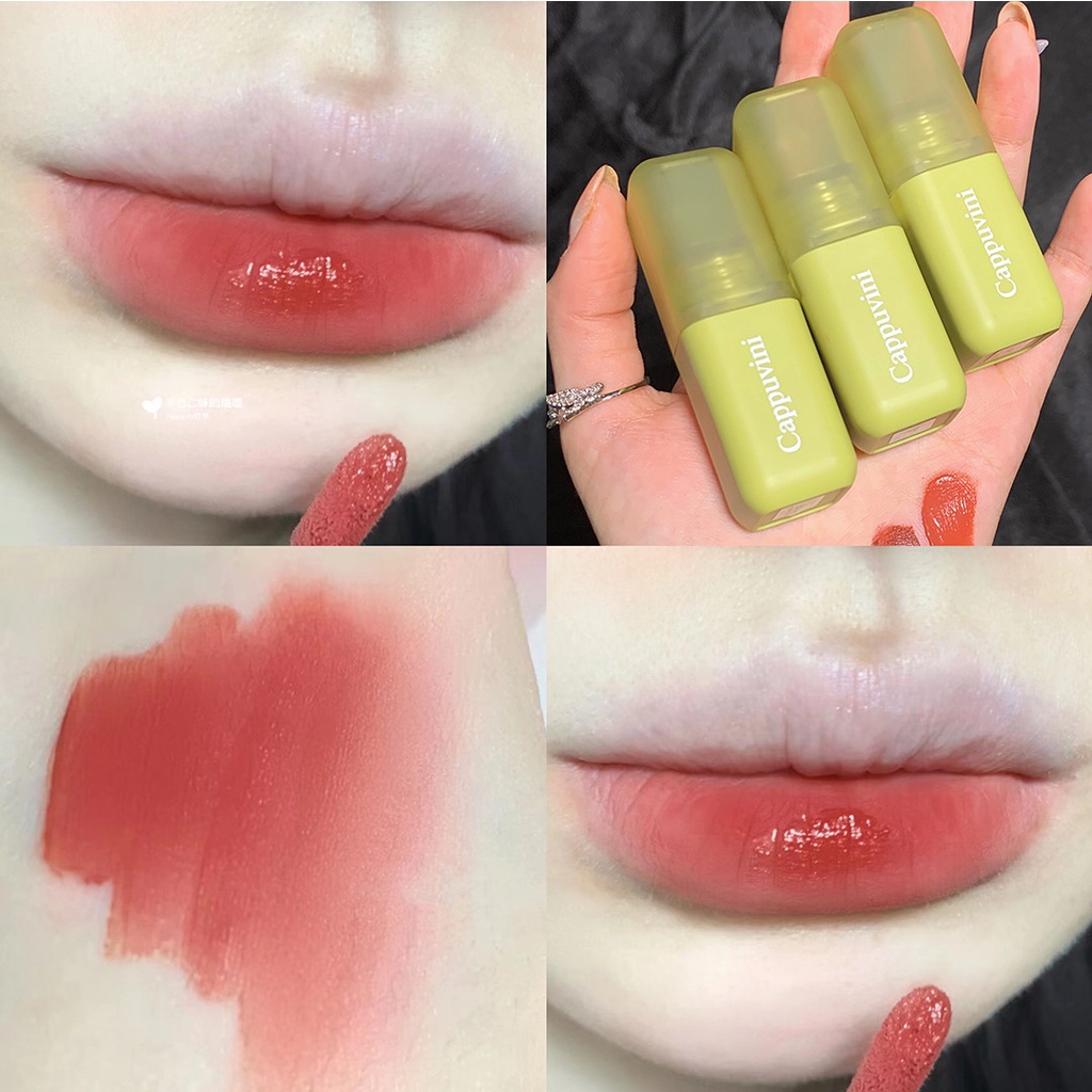 Son Kem Hiệu Ứng Gương Chống Nước Nhiều Màu Sắc Tùy Chọn Hiệu Cappuvini