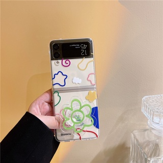 Ốp Điện Thoại PC Cứng Trong Suốt Chống Sốc Cho Samsung Galaxy Z Flip 4 5G Z Flip 3 5G