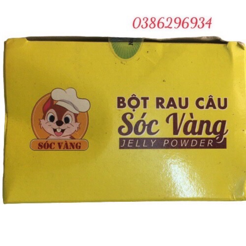 Bột Rau Câu Sóc Vàng 10gr/ gói | Chuyên sử dụng làm thạch trà sữa