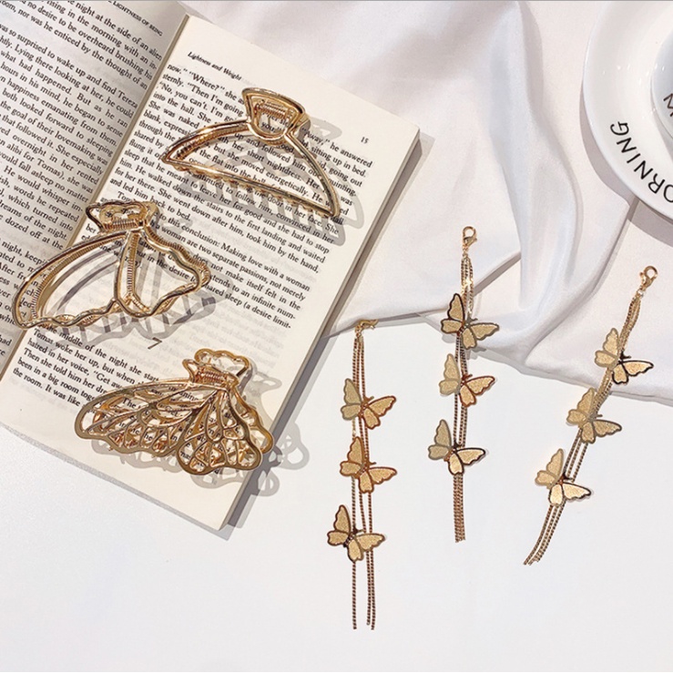 RẺ VÔ ĐỊCH  KẸP TÓC RUA MÀU VÀNG XINH XẮN DÀNH CHO NỮ