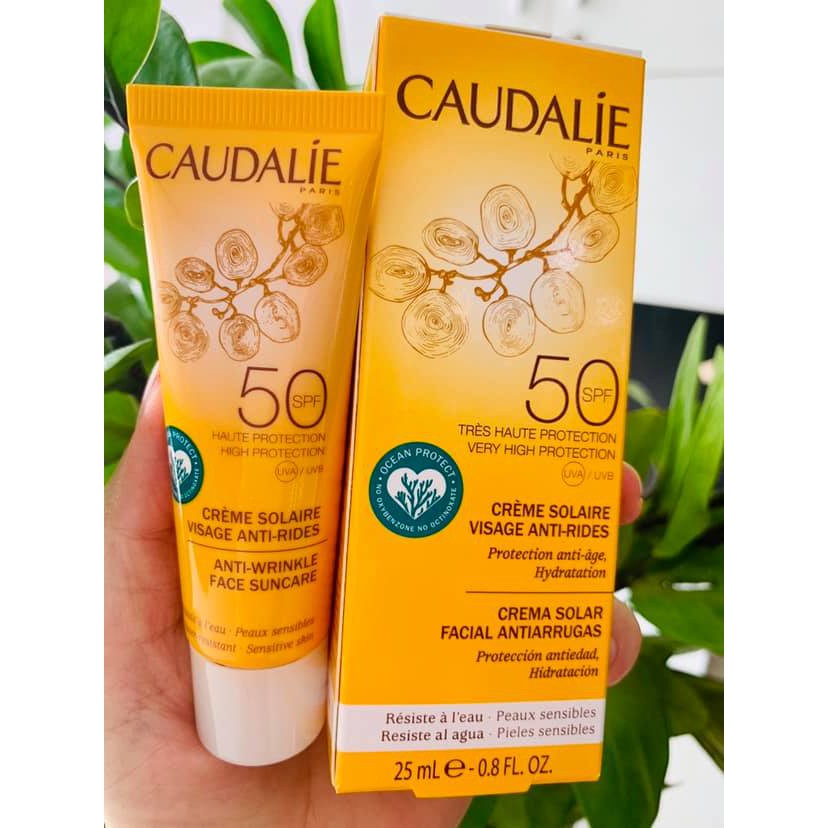 Kem chống nắng chống lão hóa  Caudalie creme solaire visage anti – rides 25ml | BigBuy360 - bigbuy360.vn