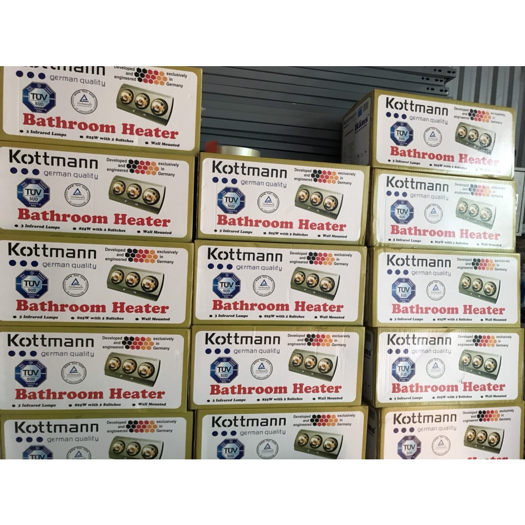 Đèn sưởi nhà tắm cao cấp 2 bóng - 3 bóng