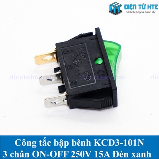 Công tắc bập bênh KCD3 16A có đèn