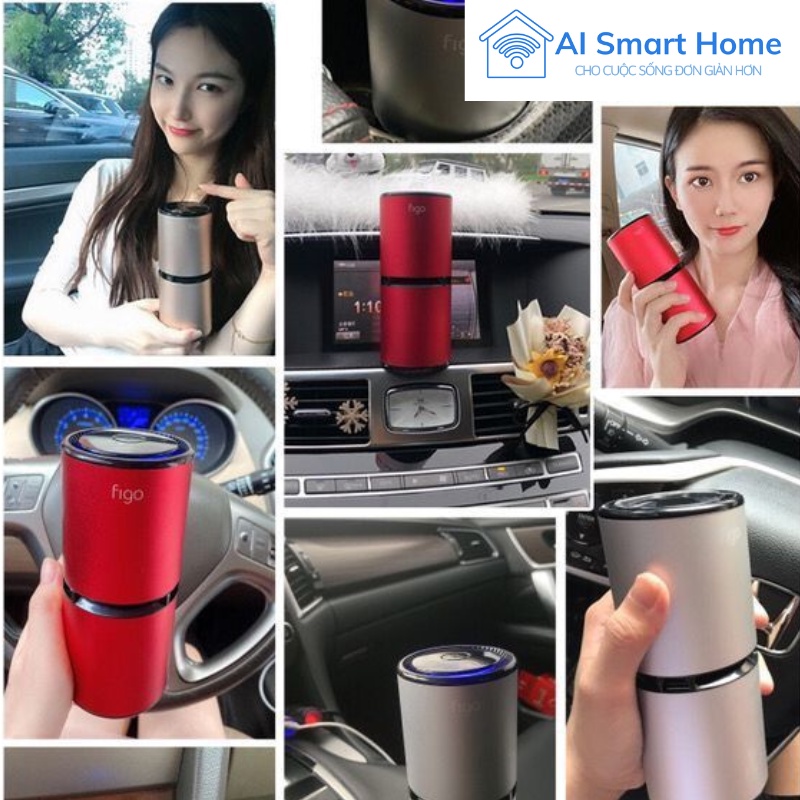 Máy Lọc Không Khí Và Khử Mùi Ô Tô FIGO - AI Smart Home Shop