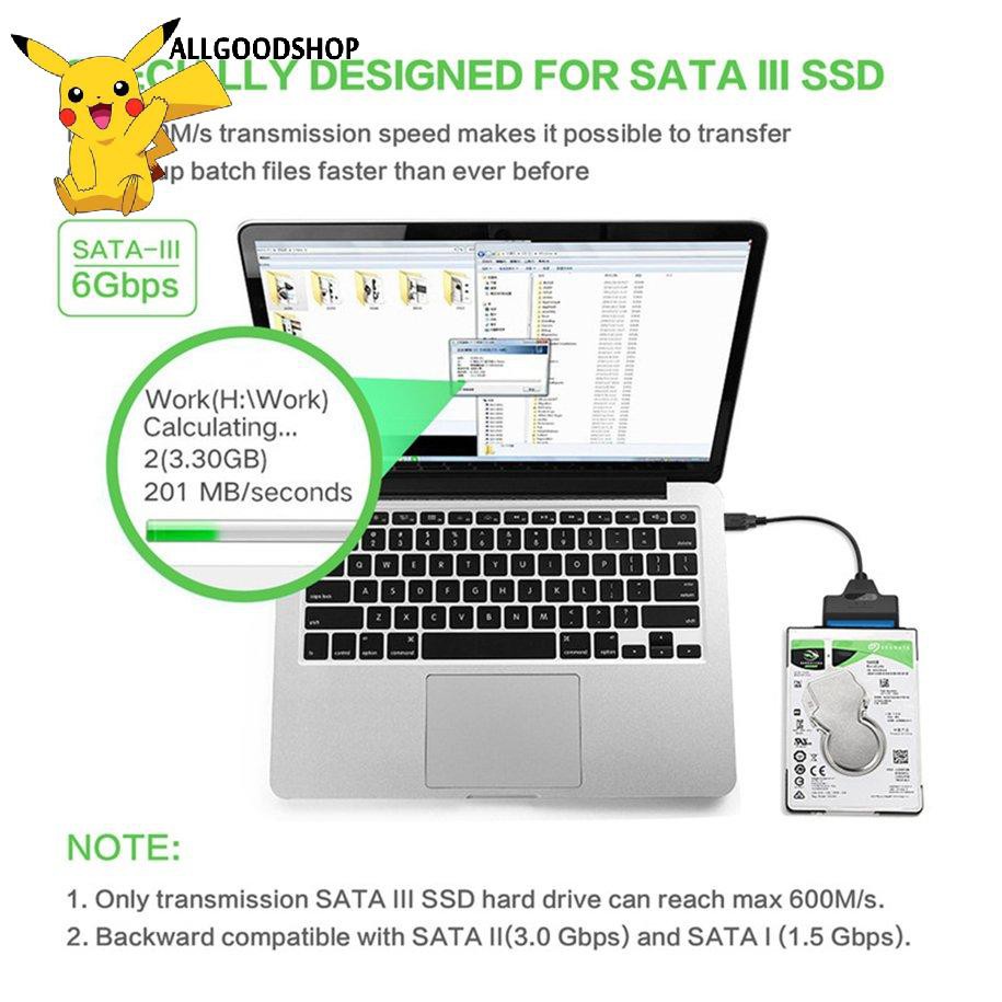 111all} SATA USB Adapter Cable SATA to USB3.0 Data Transfer Converter Support 2.5" HDD