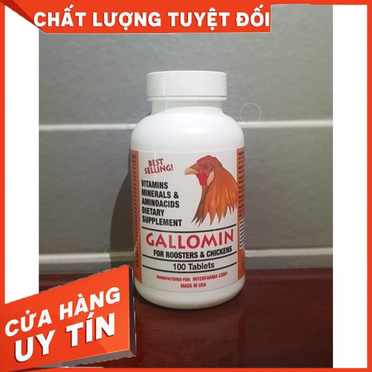 Combo Gallomin & B15&b12 - Thuốc nuôi tăng bo cho gà đá