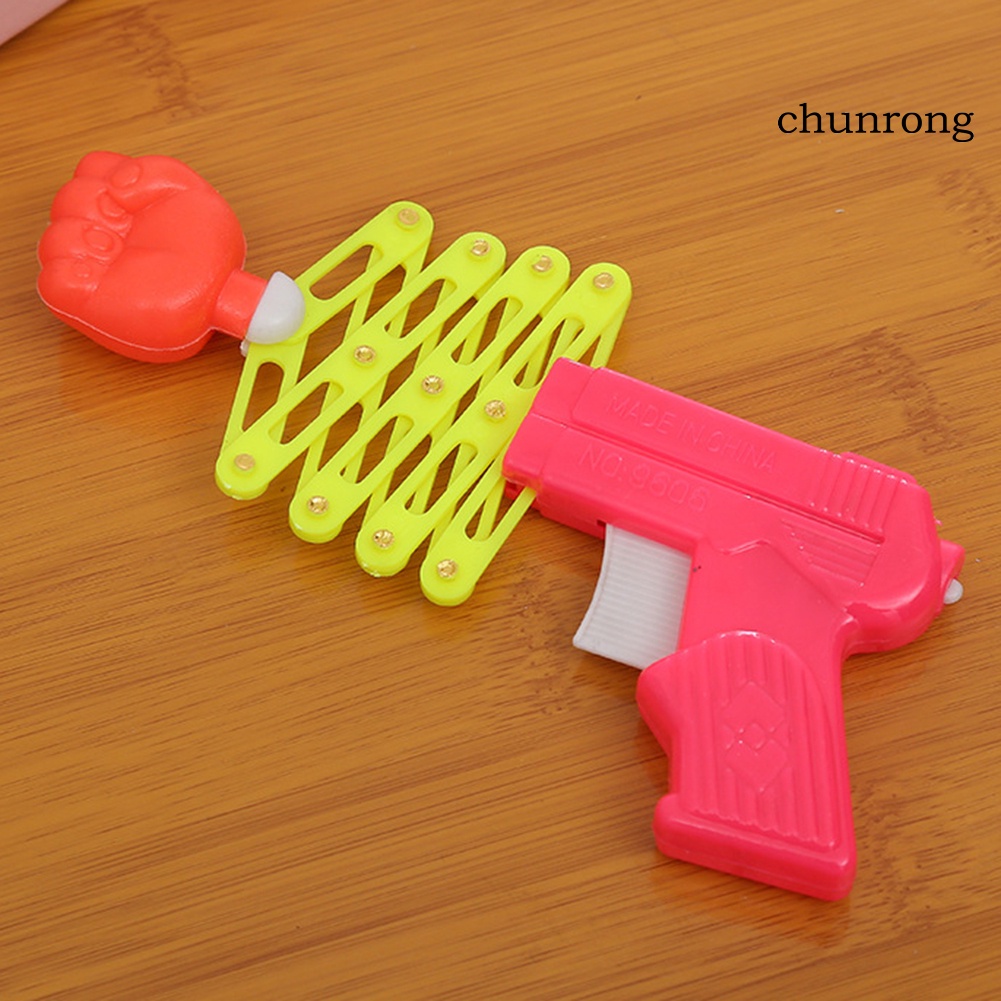 Cr Đồ Chơi Bắn Súng Lò Xo Bằng Nhựa Có Thể Thu Gọn Vui Nhộn Cho Bé