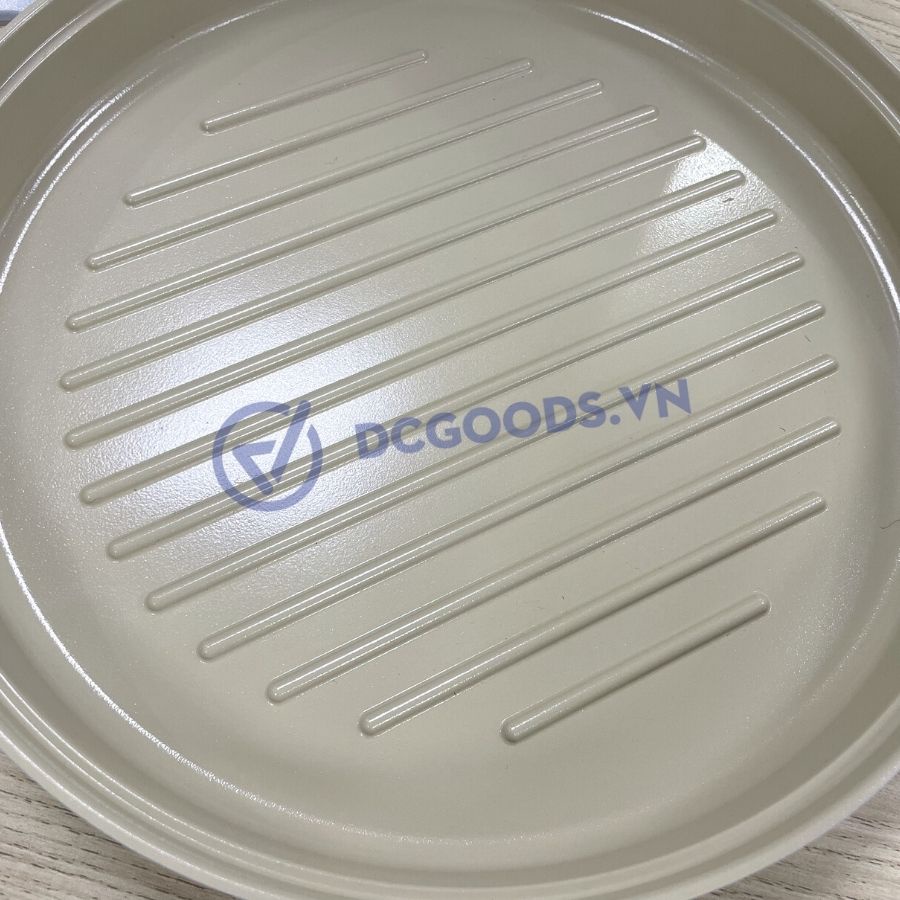 Chảo nướng đúc nguyên khối bọc gốm Fika size 26cm - Chảo nướng Hàn Quốc