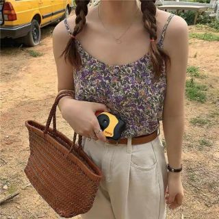 Áo 2s hoa nhí lụa đũi