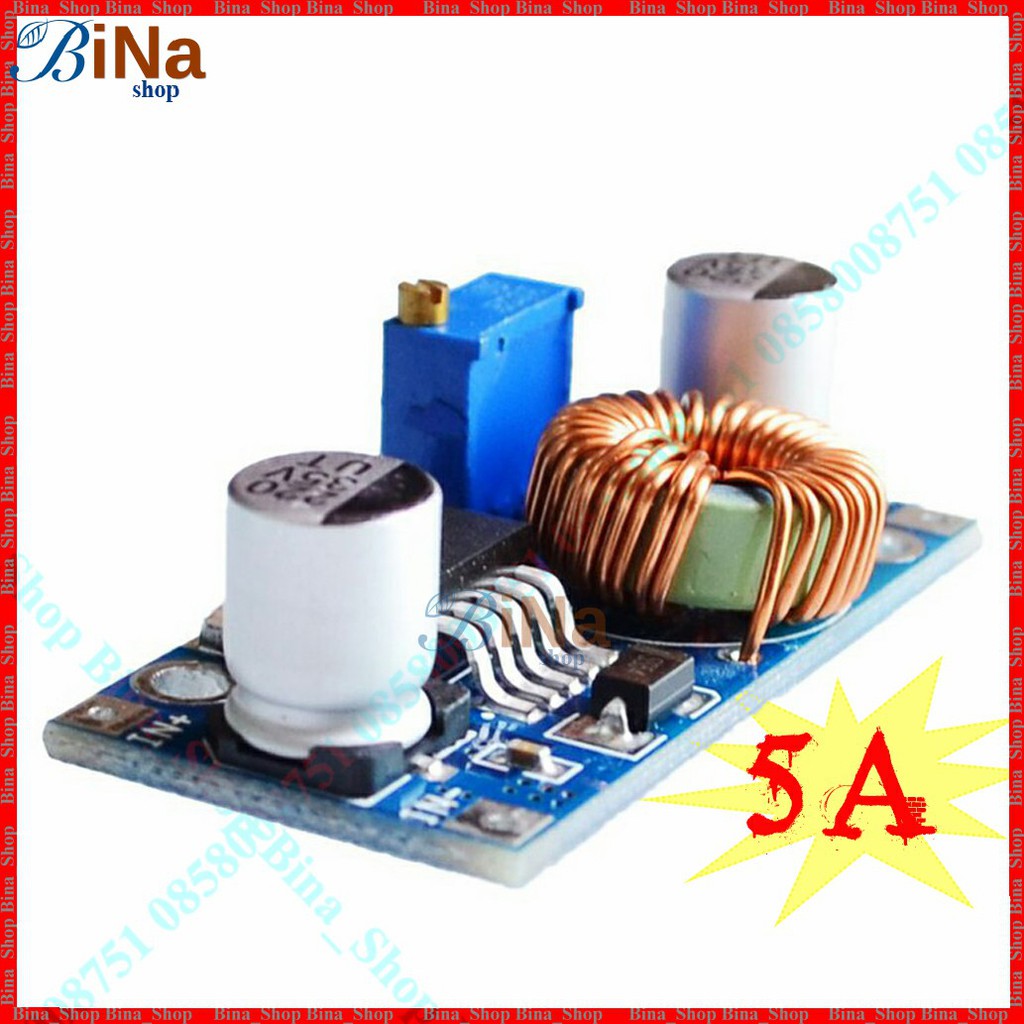 Mạch hạ áp DC 5A XL4005 XL4015 đầu vào 4V-35V đầu ra 1.5V-32V